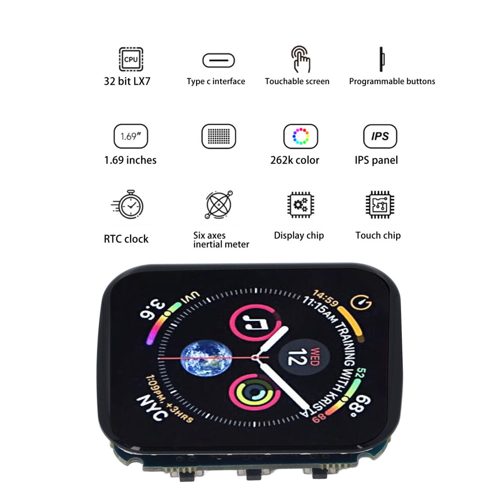 Esp32 S3 1,69 Zoll Touch Display Entwicklungsboard 8141948129865
