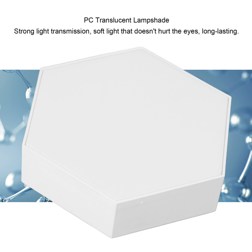 Sechseckige Led-Wandleuchte, Touch-Steuerung, 8141948161308