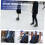 Roller Skate Bag for Women Grey Fabric Blue 3