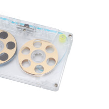 Tonbandkassette, leer, 46 Minuten Aufnahmezeit,