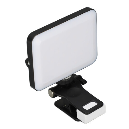 LED-Videoleuchte mit Clip, 3 Modi, 9 Stufen, 3000 2
