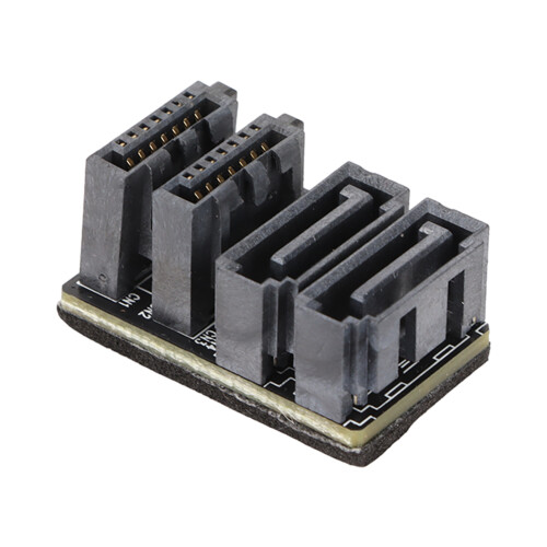 SATA 7Pin Dual Interface Beide Seiten 90 Grad 180 1