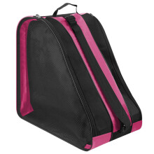 Skate Bag for Travel, Ice Skate Carrier, Skating Gear Bag, Ice Skate Holder, Breathable Skate Bag, Skate Travel Backpack, ThreeLayer Skating Bag Pink