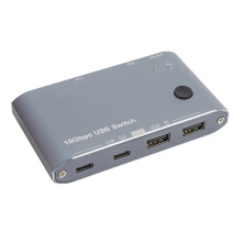 USB 3.2-Switch A- und C-Eingang, 2 Computer teilen