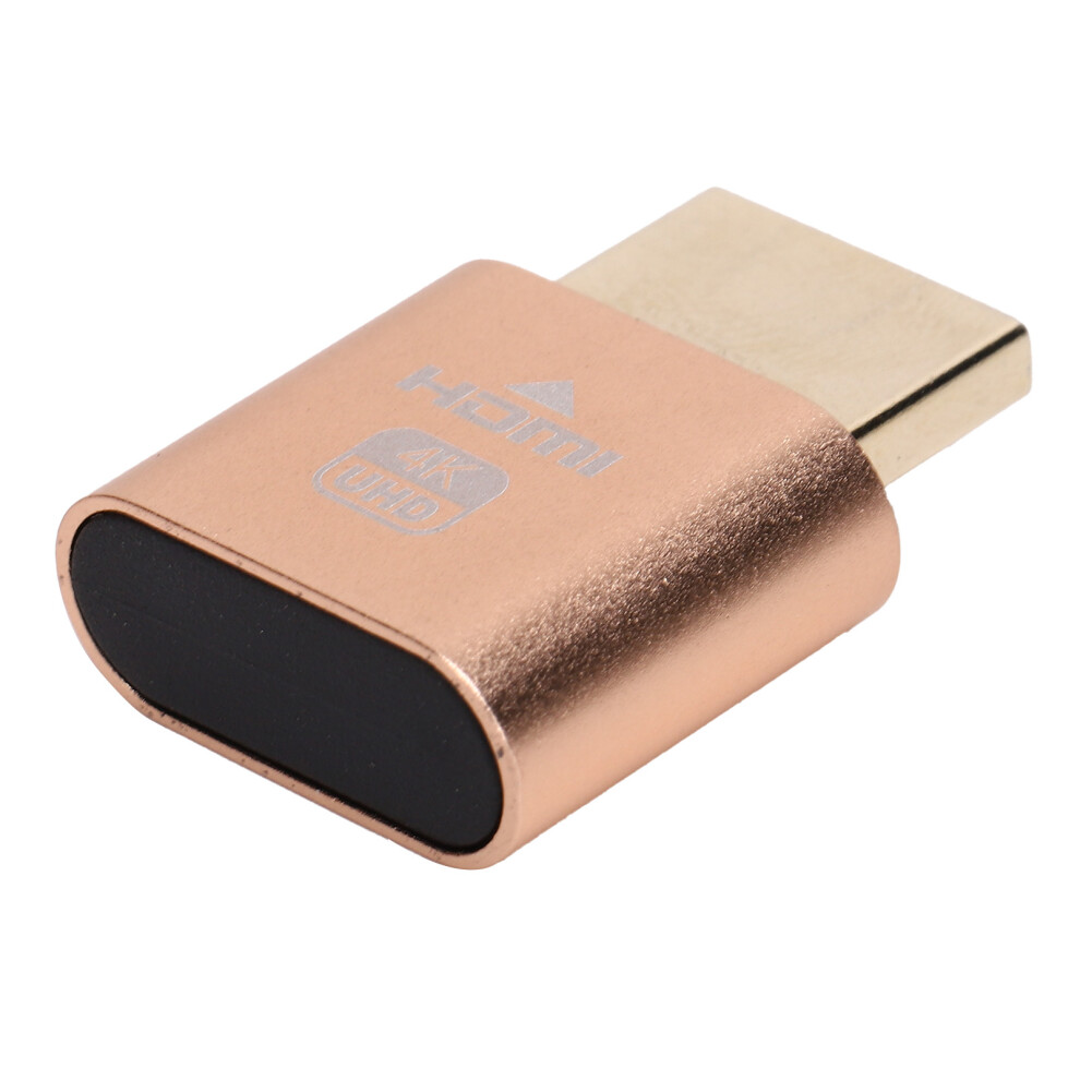 High Definition Multimedia Interface Dummy Plug Gold 8141948170256