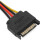 10er-Pack SATA-Kabel, 15-polig, 90-Grad-Stecker 13