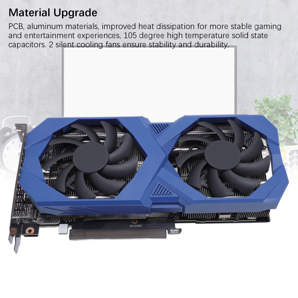 Rtx 3060 Gaming-Grafikkarte, 12 Gb, 192 Bit Gddr6, 8141948166143