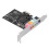 PCI-E 5.1 Soundkarte CMI8738 Chip 4