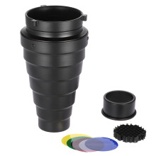 Konischer Snoot aus Metall mit Wabengitter,