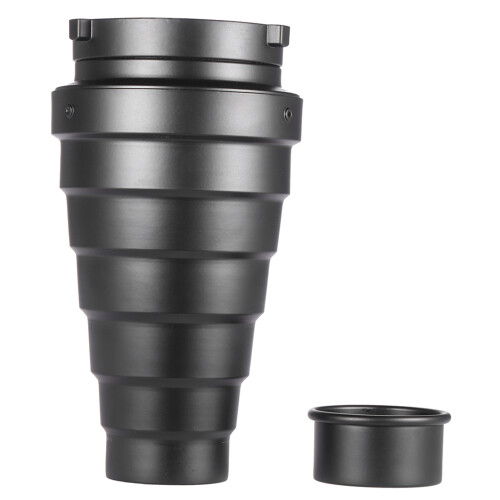 Konischer Snoot aus Metall mit Wabengitter, 1