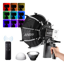 Andoer 55 W tragbares RGB-Videolicht,