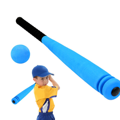 Foam Baseball Bat PVC Tubes High Density Safe Game Blue