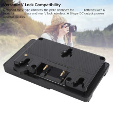 V-Mount-Platte mit D-Tap-Ausgang, V-Lock,