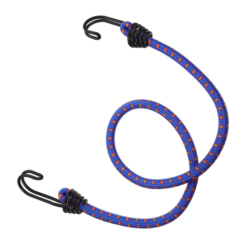 Tent Rope Rubber Cord With Hooks Highly Elastic Bungee Straps For Outdoor Blue 9412369550606