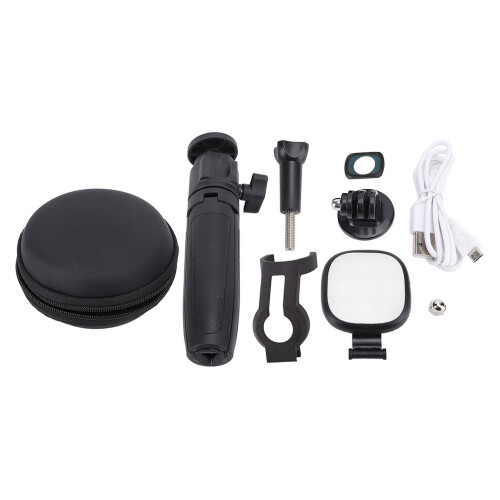 LED-Videoleuchte mit Stativ, 1/8-Filter und 1