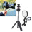 LED-Videoleuchte mit Stativ, 1/8-Filter und 12