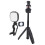LED-Videoleuchte mit Stativ, 1/8-Filter und 4