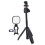 LED-Videoleuchte mit Stativ, 1/8-Filter und 9