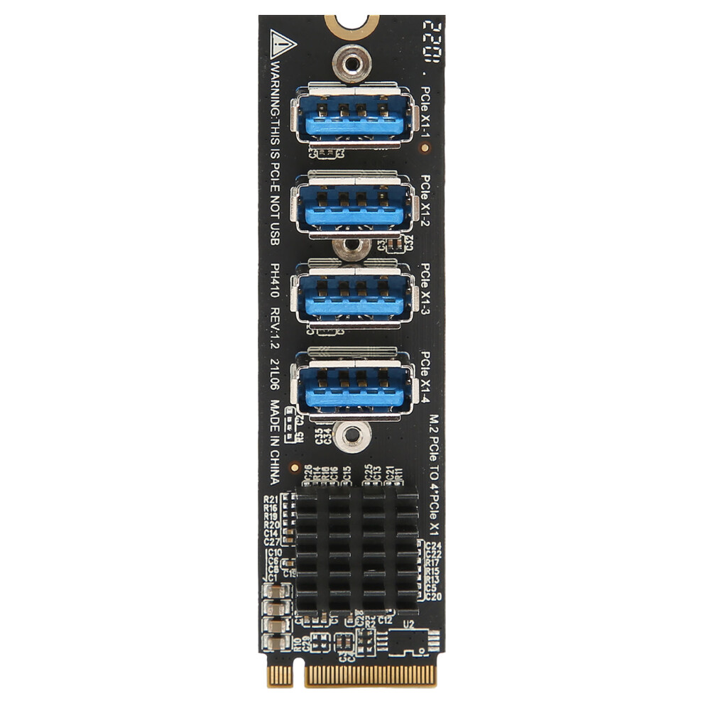 M.2 Zu Pcie Erweiterungskarte Pcie 4 Ports Starke 8141948193286