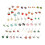 30 Paar Ohrstecker-Set, exquisite, modische, bunte 3