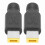 2 Stück Laptop-Netzadapterkopf, 5,5 x 2,1 mm 7