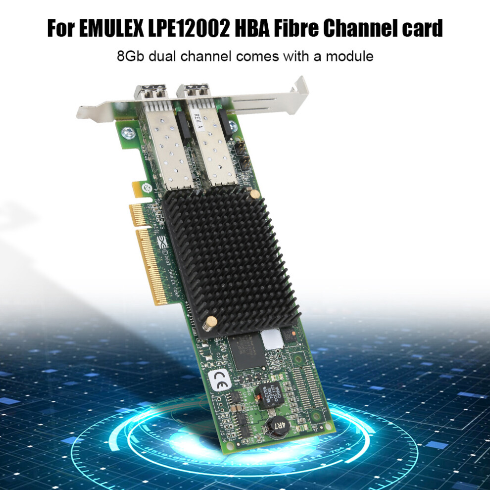 Fã¼R Emulex Lpe12002 Fc Hba Pcle 2,0 8G Pcl E Dual 8141948203459