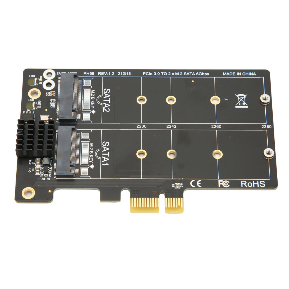 Adapterkarte M.2 Sata Zu Pcie Dual Disk Array Card 8141948206528
