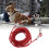 Hunde-Anbindekabel, Stahldraht, Doppelkopf, 12