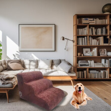 Hundetreppe für kleine Hunde, 3-stufige Hunderampe