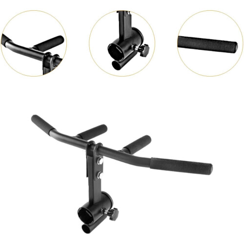 T Bar Row Attachment Barbell Handle Straight Bar for Barbell Squats 2