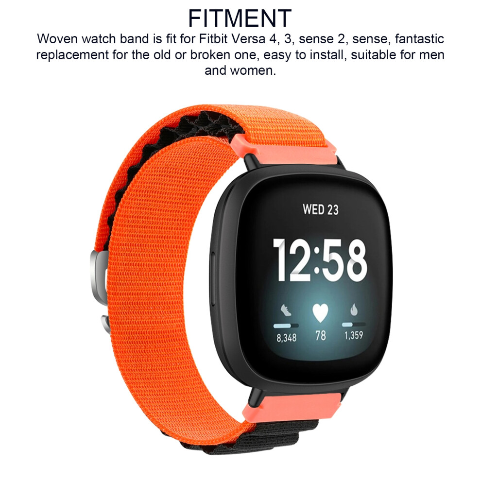 Ersatzarmband Fã¼R Smartwatch Aus Dehnbarem, Orange 8141948214226