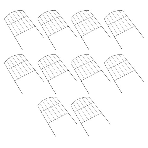Dekorativer Gartenzaun, einfach zu montieren, 2