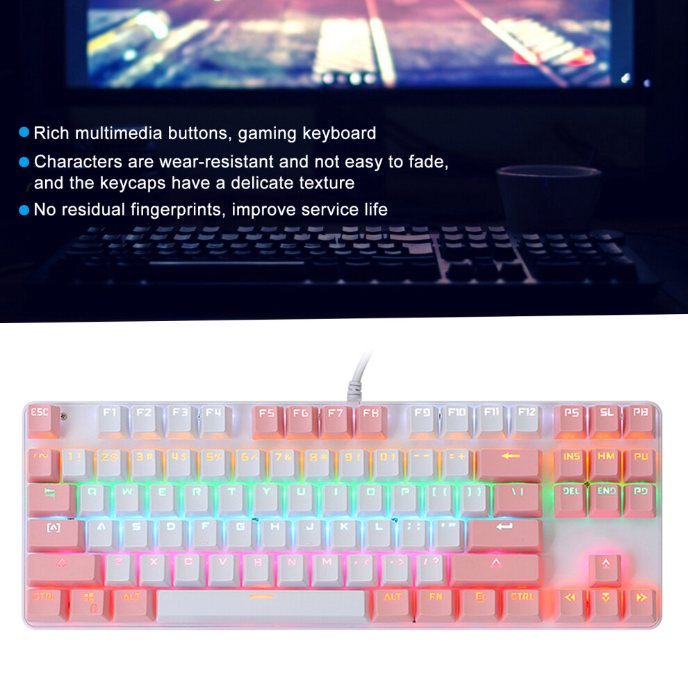 Mechanische Gaming-Tastatur Mit 87 Tasten, 8141948205262