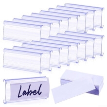 INNOVATIVE ORGANIZATION TOOL Get Your Pack of 100 Wire Shelf Label Holders Today