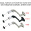Fishing Rotating roller handle Rotating roller handle alarm clock arm replacement Semimetal fishing roller handle Ref: 7664 2