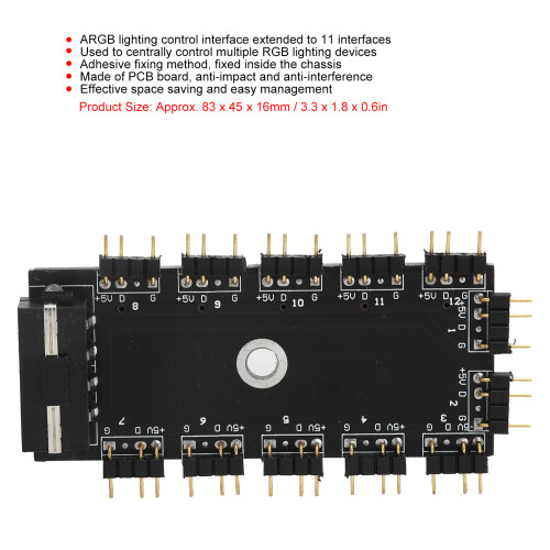 11 weg Splitter Hub 3PIN ARGB Interface Extender