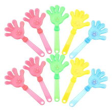 10 pieces glowing hand clappers for parties and music festivals, clapping hands, toys, noise makers, night event accessories