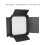 LED-Videolichtpanel mit Torblende, 138 LEDs, 30 W, 1