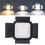 LED-Videolichtpanel mit Torblende, 138 LEDs, 30 W, 11
