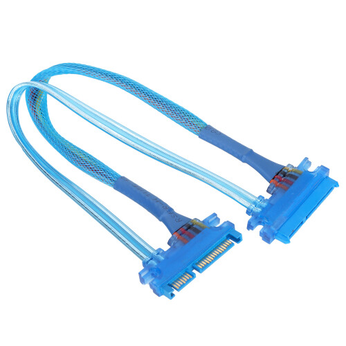 SATA-Kabel, 7+15-polig, Stecker auf Buchse, 2