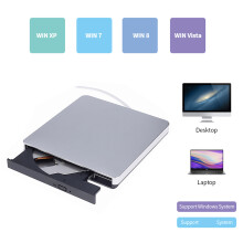 USB 3.0 Ultradünnes externes optisches Laufwerk