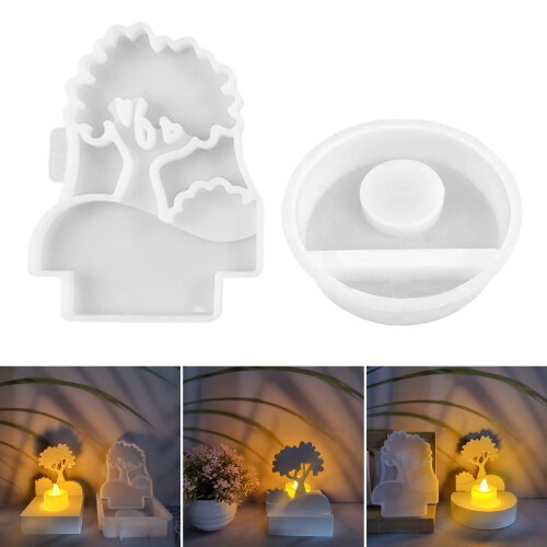 Delicate Fondant Molds, 3D Shaped Silicone-with square base 2