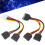 2Pcs Festplatte Netzkabel 4Pin IDE 15Pin SATA 11