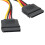 2Pcs Festplatte Netzkabel 4Pin IDE 15Pin SATA 15