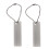 2 x Whetstone Sharpener Whetstones Tool Grinding Stones for Outdoor Use Rectangular Grinding Stone Sharpening Tool Diamond Silver 1