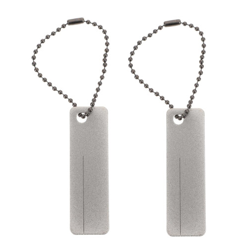 2 x Whetstone Sharpener Whetstones Tool Grinding Stones for Outdoor Use Rectangular Grinding Stone Sharpening Tool Diamond Silver