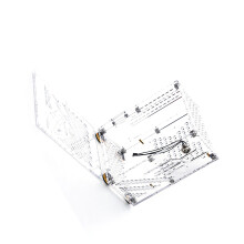 Tragbares kleines Computergehäuse Plexiglasschale