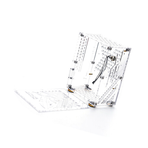 Tragbares kleines Computergehäuse Plexiglasschale 1