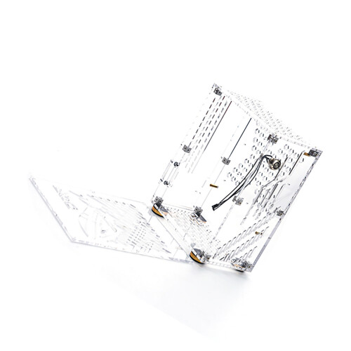 Tragbares kleines Computergehäuse Plexiglasschale 2