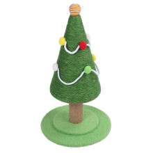 Katzenkratzbaum im Weihnachtsbaumstil, Sisal,